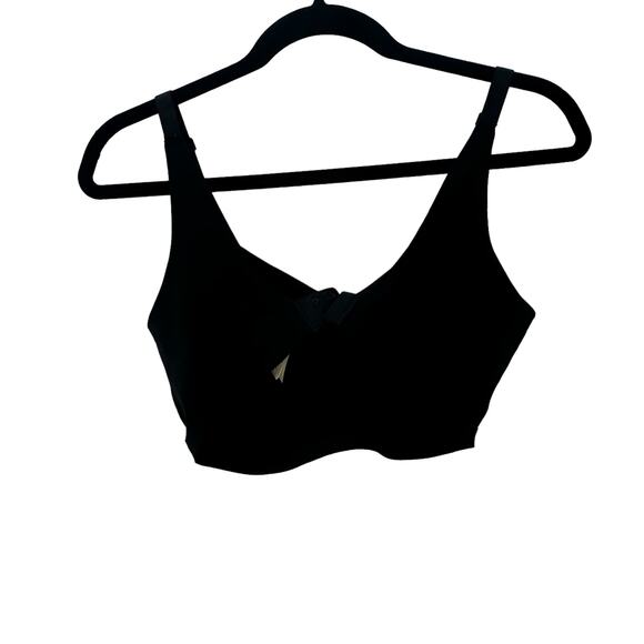 True Plein Bonnet Seamless Bralette Bra Full Cup Padding Wireless Black L NWOT - Picture 2 of 10